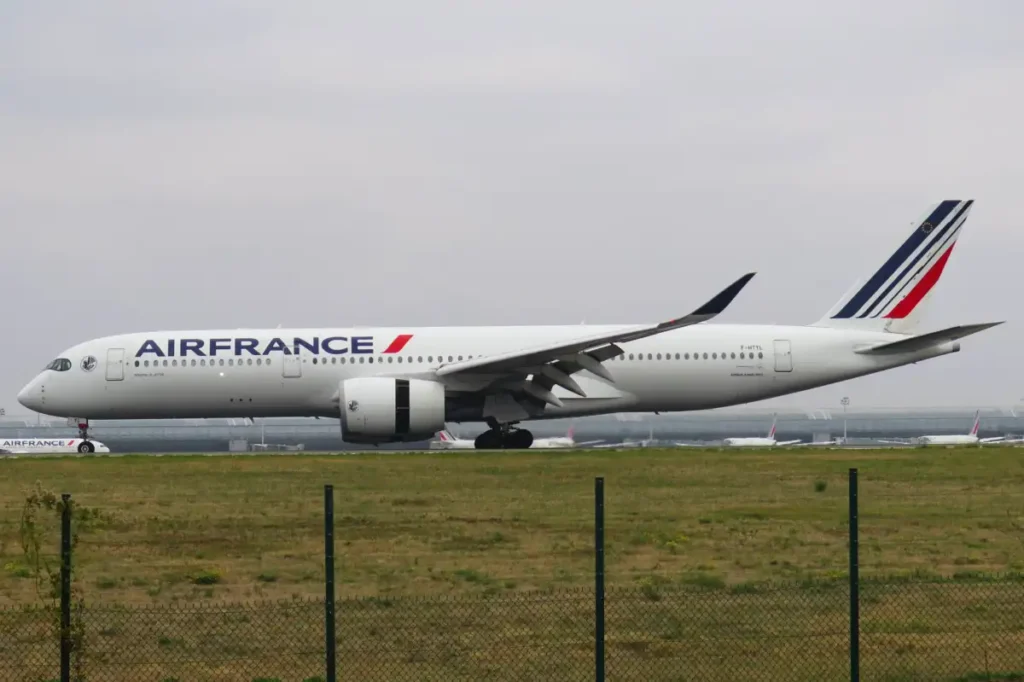 Archive Air France Airbus A350-900 F-HTYL at Paris Charles de Gaulle on September 26, 2026.