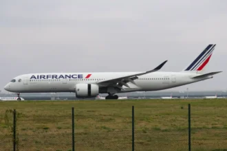 Archive Air France Airbus A350-900 F-HTYL at Paris Charles de Gaulle on September 26, 2026.