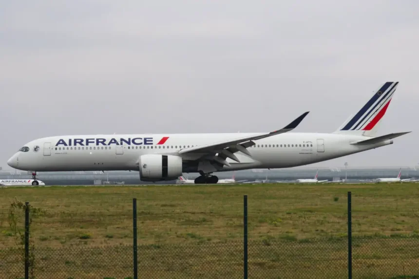 Archive Air France Airbus A350-900 F-HTYL at Paris Charles de Gaulle on September 26, 2026.
