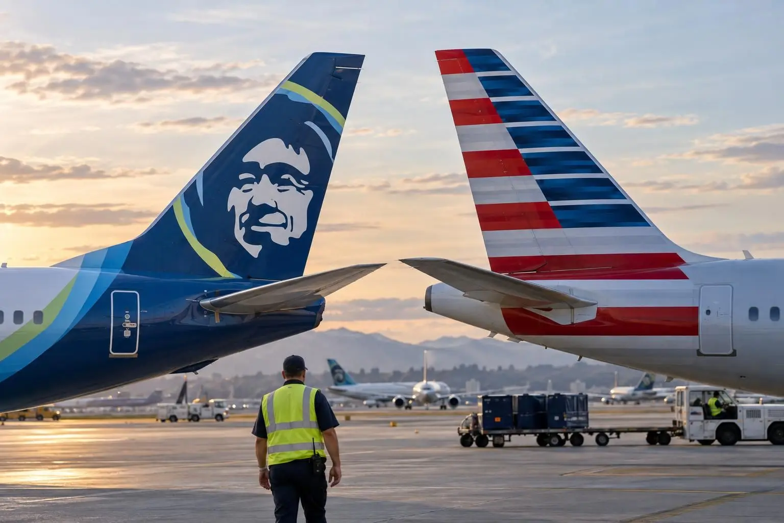 Alaska seeks to join American’s Atlantic and Pacific joint businesses
