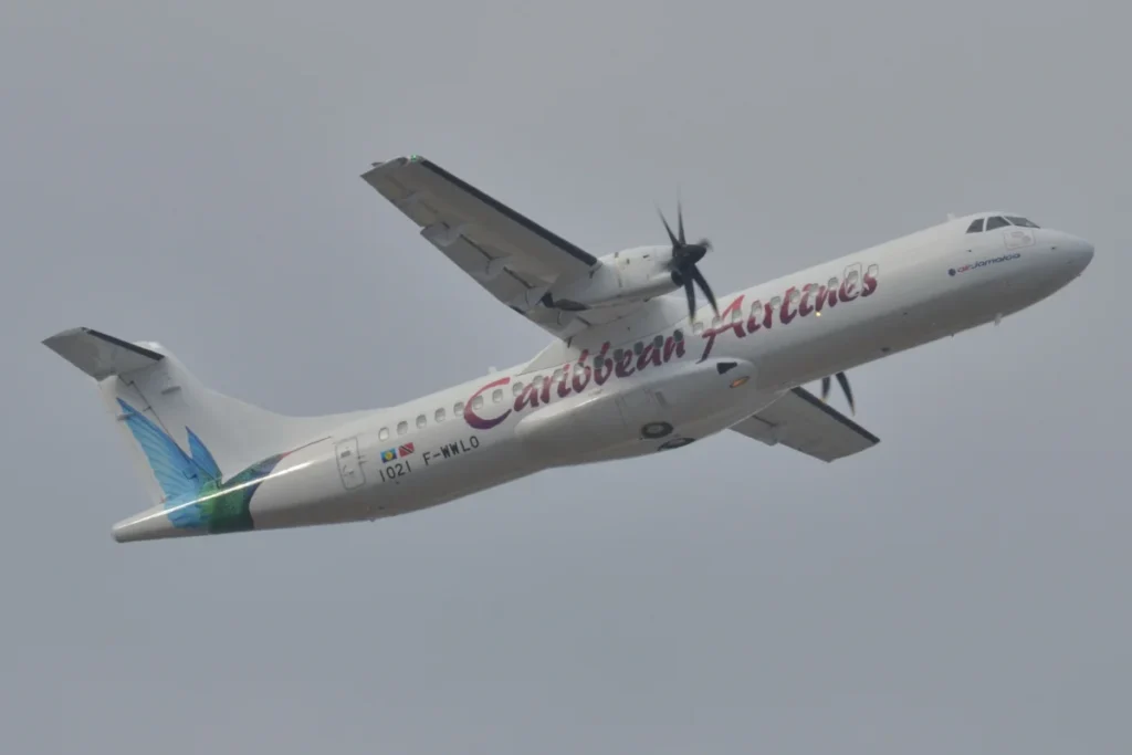 Archive Caribbean Airlines ATR72 F-WWLO at Toulouse in September2012
