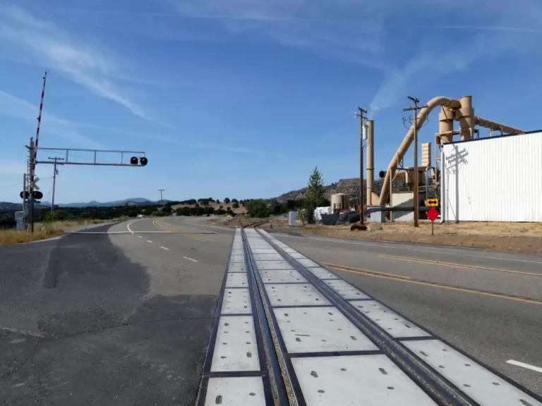 Archive rural La Grange Road railroad crossing in Tuolumne County