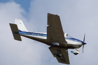 Archive Tecnam P2002 PH-TCM approaching Hilversum Airport in the Netherlands, July 2014; different from the aircraft in the CAA notice.