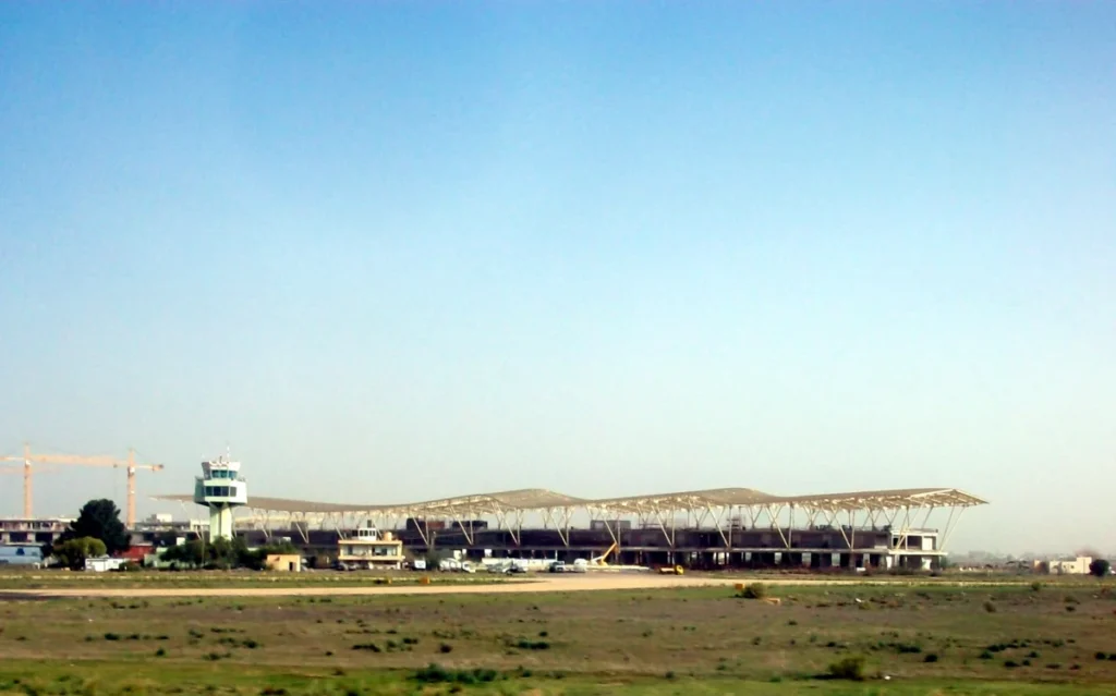 Archive unfinished terminal project at Tripoli International Airport photographed in March 2013